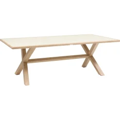 TABLE AXIOME FIXE ARGILE HONEY 8 PLACES