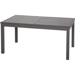TABLE AZUA EXTENSIBLE ALUMINIUM EXPRESSO TONKA 10 PLACES