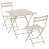 TABLE AZUA PLIANTE ALUMINIUM ARGILE 2 PLACES