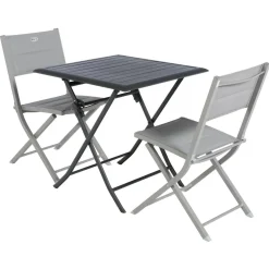 TABLE AZUA PLIANTE ALUMINIUM GRAPHITE 2 PLACES