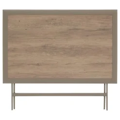 TABLE AZUA PLIANTE VERRE IMPRIME 4 PLACES TRUFFE CAFE