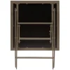 TABLE AZUA PLIANTE VERRE IMPRIME 2 PLACES TRUFFE CAFE