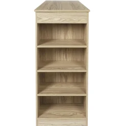 TABLE BAR MANGE DEBOUT ETAGERES BOIS