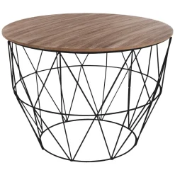 TABLE BASSE ATOMIC NOIR
