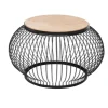 TABLE BASSE ESTHER D.57.5X33.5CM