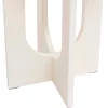 TABLE CAFE BLOOM IVOIRE D.40CM