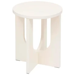 TABLE CAFE BLOOM IVOIRE D.40CM