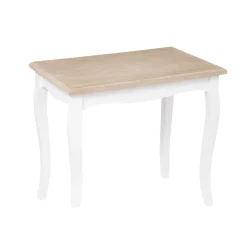 TABLE CAFE CHRYSA BLANC D.48X34X46.3CM