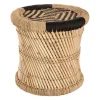 TABLE CAFE CORDE NOIR D.37X37.8CM