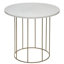 TABLE CAFE MARBRE D.40X45CM