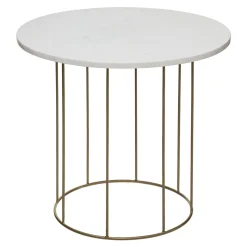 TABLE CAFE MARBRE D.60X55CM