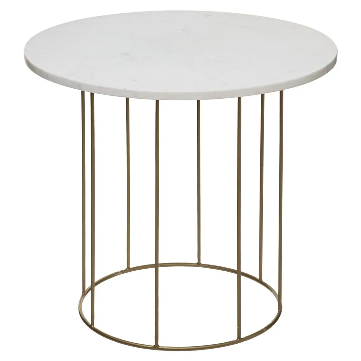 TABLE CAFE MARBRE D.60X55CM