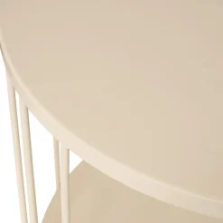 TABLE CAFE METAL KOBU ARGILE