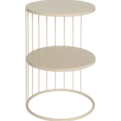 TABLE CAFE METAL KOBU ARGILE