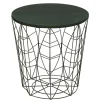 TABLE CAFE METAL VERT KUMI LEAF