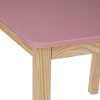 TABLE CARRE CLASSIC ROSE D.60X60X48CM