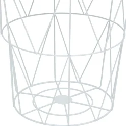 TABLE D APPOINT KUMI BLANC D.40X37X37CM