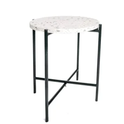 TABLE D APPOINT TERRAZZO D.43.5X43.5X50CM