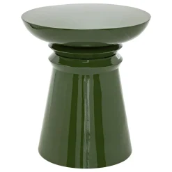 TABLE D APPOINT TOTEM JAYA METAL VERT D.38CM