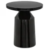 TABLE D APPOINT TOTEM SITA METAL NOIR D.38CM