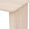 TABLE DE BAR ANAYA EFFET TRAVERTIN 120X60CM
