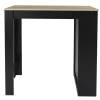 TABLE DE BAR MANGE DEBOUT ETAGERES CHEERS NOIR