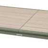 TABLE DILORS ALUMINIUM LIN LAURIER 10 PLACES