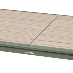 TABLE DILORS ALUMINIUM LIN LAURIER 10 PLACES