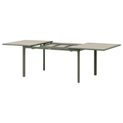 TABLE DILORS ALUMINIUM LIN LAURIER 10 PLACES