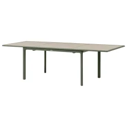 TABLE DILORS ALUMINIUM LIN LAURIER 10 PLACES