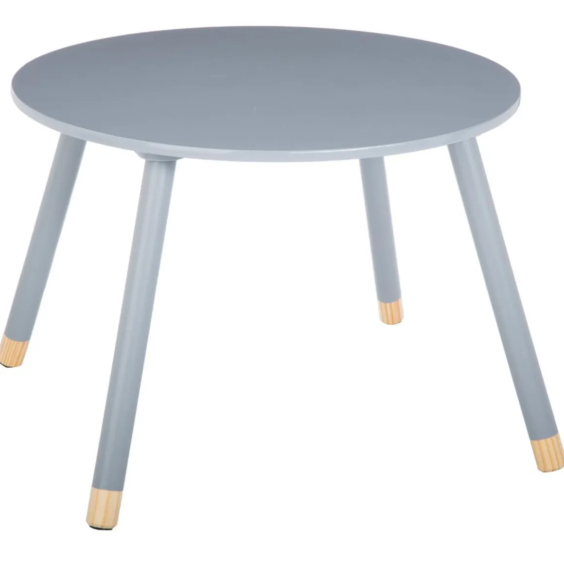 TABLE DOUCEUR GRIS D.60CM