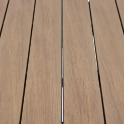 TABLE EVASION EXTENSIBLE ALUMINIUM HONEY GRAPHITE 10 PLACES