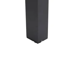 TABLE EVASION EXTENSIBLE ALUMINIUM HONEY GRAPHITE 10 PLACES