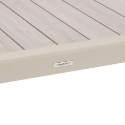 TABLE EVASION EXTENSIBLE COULISSANTE ARGILE 12 PLACES