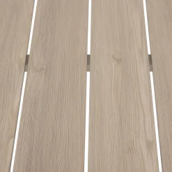 TABLE EVASION FIXE ALUMINIUM LIN ARGILE 4 PLACES