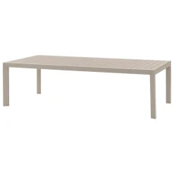 TABLE EVASION FIXE ALUMINIUM LIN ARGILE 12 PLACES