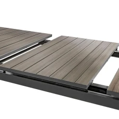 TABLE EVASION RALLONGE AUTOMATIQUE SEIGLE GRAPHITE 10 PLACES