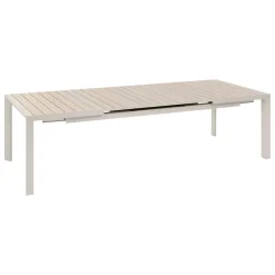 TABLE EVASION RALLONGE AUTOMATIQUE LIN ARGILE 10 PLACES