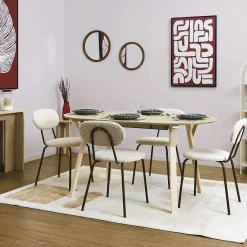 TABLE EXTENSIBLE 6 A 8 PERS TERRA NOVA