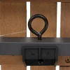 TABLE FOLYA EXTENIBLE EUCALYPTUS GRAPHITE 4 PLACES