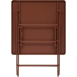TABLE GREENSBORO CARREE ACAJOU 2 PLACES