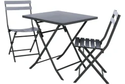 TABLE GREENSBORO CARREE GRAPHITE 2 PLACES