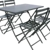 TABLE GREENSBORO RECTANGLE GRAPHITE 4 PLACES