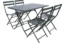TABLE GREENSBORO RECTANGLE GRAPHITE 4 PLACES