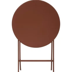 TABLE GREENSBORO RONDE ACAJOU 2 PLACES