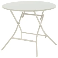 TABLE GREENSBORO RONDE ARGILE 4 PLACES