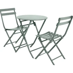 TABLE GREENSBORO RONDE OLIVE 2 PLACES