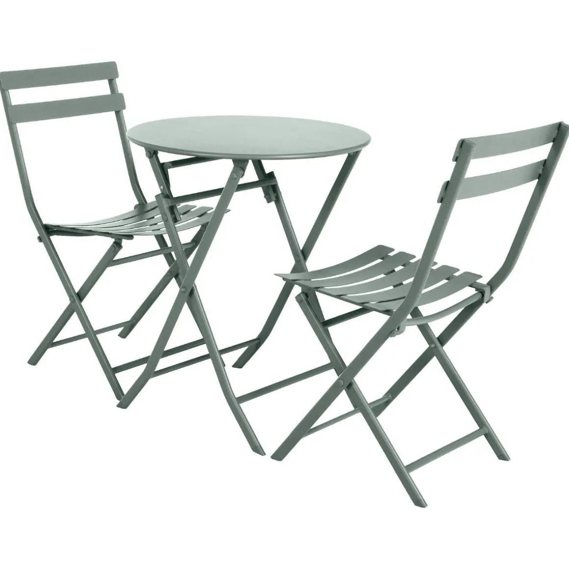 TABLE GREENSBORO RONDE OLIVE 2 PLACES