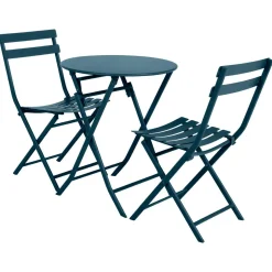 TABLE GREENSBORO RONDE PETROLE 2 PLACES