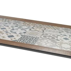 TABLE LAMBADA FIXE CERAMIQUE GRAPHITE 8 PLACES